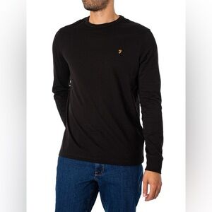 Farah Black Long Sleeve Shirt